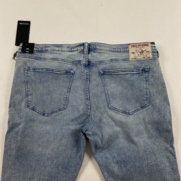 NWT True Religion Rocco No Flap Relaxed Skinny Jeans Mens 40 Measures 42 x 28 - Picture 4 of 15